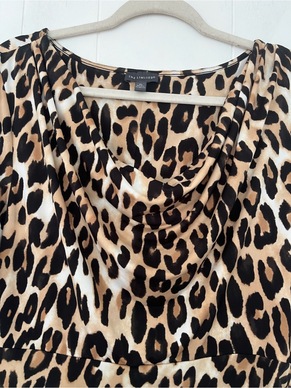 The Limited Animal Print Leopard Mini Dress Size Petite Large - Picture 6 of 16